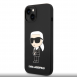 Karl Lagerfeld Liquid Silicone Ikonik NFT Fodral till iPhone 14 Svart