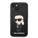 Karl Lagerfeld Liquid Silicone Ikonik NFT Fodral till iPhone 14 Svart
