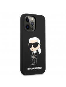 Karl Lagerfeld Liquid Silicone Ikonik NFT Fodral till iPhone 13 Pro Svart