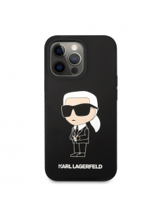 Karl Lagerfeld Liquid Silicone Ikonik NFT Fodral till iPhone 13 Pro Svart