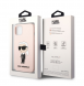 Karl Lagerfeld flytande silikon Ikonik NFT-fodral till iPhone 13 Rosa