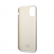 Karl Lagerfeld flytande silikon Ikonik NFT-fodral till iPhone 11 Vit