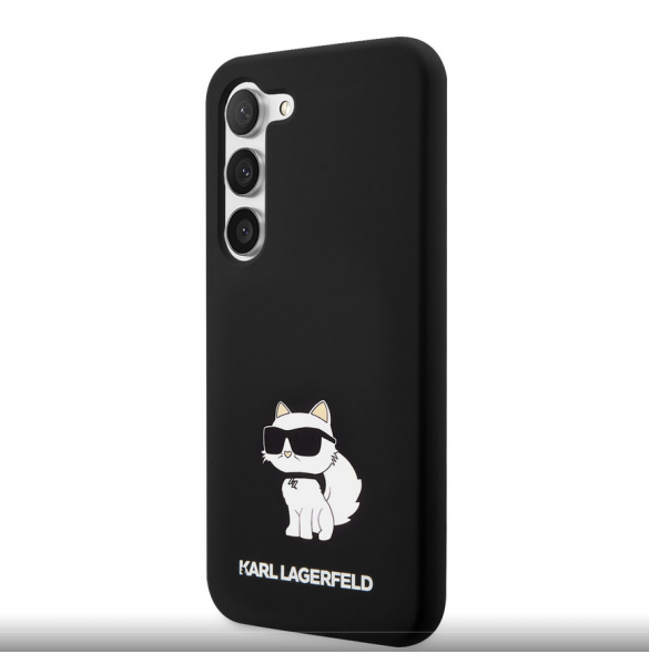 Karl Lagerfeld Liquid Silicone Choupette NFT-fodral till Samsung Galaxy S23+ Svart