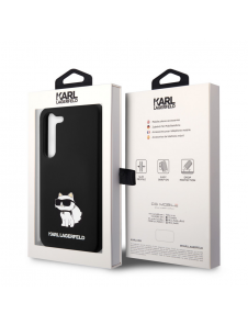 Karl Lagerfeld Liquid Silicone Choupette NFT-fodral till Samsung Galaxy S23+ Svart