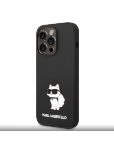 Karl Lagerfeld Liquid Silicone Choupette NFT-fodral till iPhone 14 Pro Max Svart