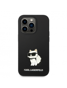 Karl Lagerfeld Liquid Silicone Choupette NFT-fodral till iPhone 14 Pro Max Svart