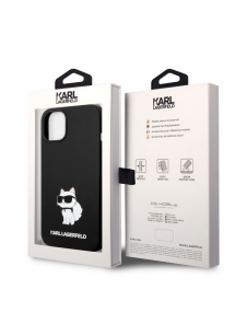 Karl Lagerfeld Liquid Silicone Choupette NFT-fodral till iPhone 14 Svart