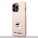 Karl Lagerfeld Liquid Silicone Choupette NFT-fodral till iPhone 13 Pro Pink