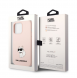 Karl Lagerfeld Liquid Silicone Choupette NFT-fodral till iPhone 13 Pro Pink