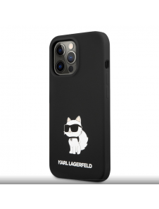 Karl Lagerfeld Liquid Silicone Choupette NFT-fodral till iPhone 13 Pro Svart
