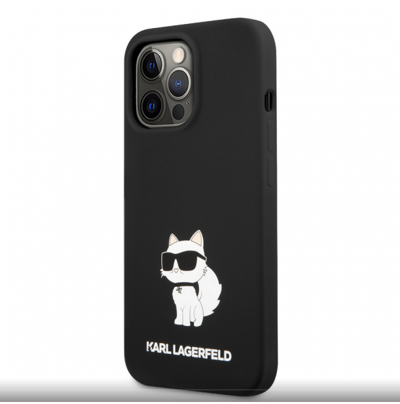 Karl Lagerfeld Liquid Silicone Choupette NFT-fodral till iPhone 13 Pro Svart