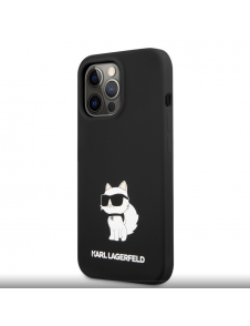 Karl Lagerfeld Liquid Silicone Choupette NFT-fodral till iPhone 13 Pro Svart