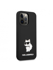 Karl Lagerfeld Liquid Silicone Choupette NFT-fodral till iPhone 13 Pro Svart