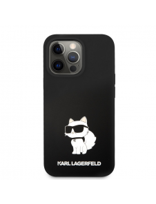 Karl Lagerfeld Liquid Silicone Choupette NFT-fodral till iPhone 13 Pro Svart