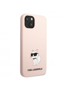 Karl Lagerfeld Liquid Silicone Choupette NFT-fodral till iPhone 13 Rosa