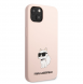 Karl Lagerfeld Liquid Silicone Choupette NFT-fodral till iPhone 13 Rosa
