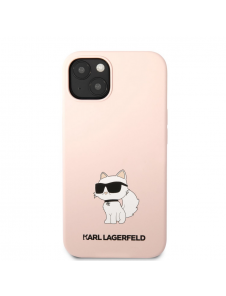 Karl Lagerfeld Liquid Silicone Choupette NFT-fodral till iPhone 13 Rosa