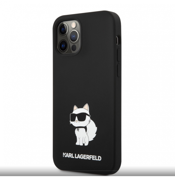 Karl Lagerfeld Liquid Silicone Choupette NFT-fodral till iPhone 12/12 Pro Svart
