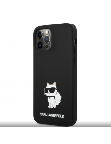Karl Lagerfeld Liquid Silicone Choupette NFT-fodral till iPhone 12/12 Pro Svart