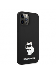 Karl Lagerfeld Liquid Silicone Choupette NFT-fodral till iPhone 12/12 Pro Svart