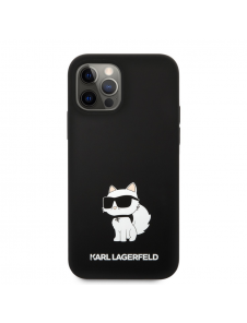 Karl Lagerfeld Liquid Silicone Choupette NFT-fodral till iPhone 12/12 Pro Svart