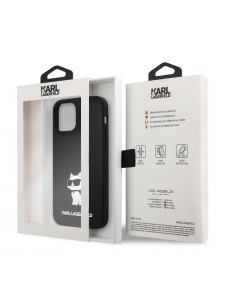 Karl Lagerfeld Liquid Silicone Choupette NFT-fodral till iPhone 12/12 Pro Svart