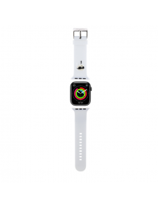 Karl Lagerfeld Karl Head NFT klockarmband för Apple Watch 42/44/45/49 Vit