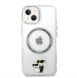 Karl Lagerfeld IML Karl och Choupette NFT MagSafe Fodral till iPhone 14 Transparent