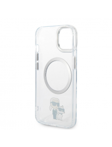 Karl Lagerfeld IML Karl och Choupette NFT MagSafe Fodral till iPhone 14 Transparent
