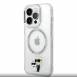 Karl Lagerfeld IML Karl och Choupette NFT MagSafe Fodral till iPhone 14 Pro Transparent