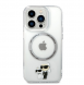 Karl Lagerfeld IML Karl och Choupette NFT MagSafe Fodral till iPhone 14 Pro Transparent