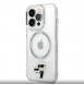 Karl Lagerfeld IML Karl och Choupette NFT MagSafe Fodral för iPhone 13 Pro Transparent