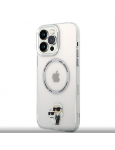Karl Lagerfeld IML Karl och Choupette NFT MagSafe Fodral till iPhone 13 Pro Max Transparent