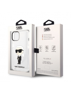 Karl Lagerfeld IML Ikonik NFT Fodral till iPhone 14 Transparent