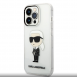 Karl Lagerfeld IML Ikonik NFT Fodral till iPhone 14 Pro Max Transparent