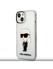Karl Lagerfeld IML Ikonik NFT Fodral till iPhone 14 Plus Transparent