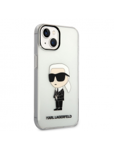 Karl Lagerfeld IML Ikonik NFT Fodral till iPhone 14 Plus Transparent