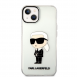 Karl Lagerfeld IML Ikonik NFT Fodral till iPhone 14 Plus Transparent