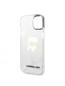 Karl Lagerfeld IML Ikonik NFT Fodral till iPhone 14 Plus Transparent