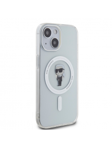 Karl Lagerfeld IML Ikonik MagSafe Fodral till iPhone 15 Transparent