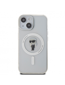 Karl Lagerfeld IML Ikonik MagSafe Fodral till iPhone 15 Transparent