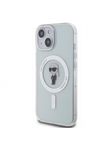 Karl Lagerfeld IML Ikonik MagSafe Fodral till iPhone 15 Transparent