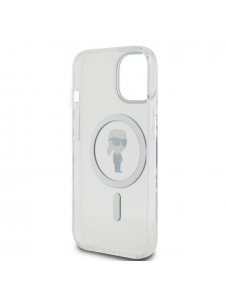 Karl Lagerfeld IML Ikonik MagSafe Fodral till iPhone 15 Transparent