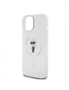 Karl Lagerfeld IML Ikonik MagSafe Fodral till iPhone 15 Transparent