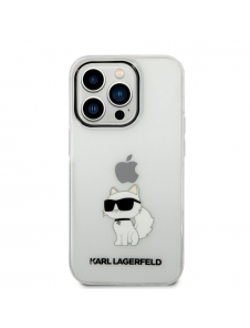 Karl Lagerfeld IML Choupette NFT-fodral till iPhone 14 Pro Max Transparent