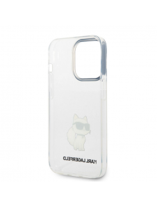 Karl Lagerfeld IML Choupette NFT-fodral till iPhone 14 Pro Max Transparent