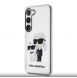 Karl Lagerfeld IML Glitter Karl och Choupette NFT-fodral till Samsung Galaxy S23+ Transparent