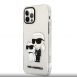 Karl Lagerfeld IML Glitter Karl och Choupette NFT-fodral till iPhone 12/12 Pro Transparent