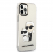 Karl Lagerfeld IML Glitter Karl och Choupette NFT-fodral till iPhone 12/12 Pro Transparent