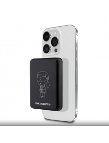 Karl Lagerfeld Ikonik NFT MagSafe Powerbank 3000mAh Svart
